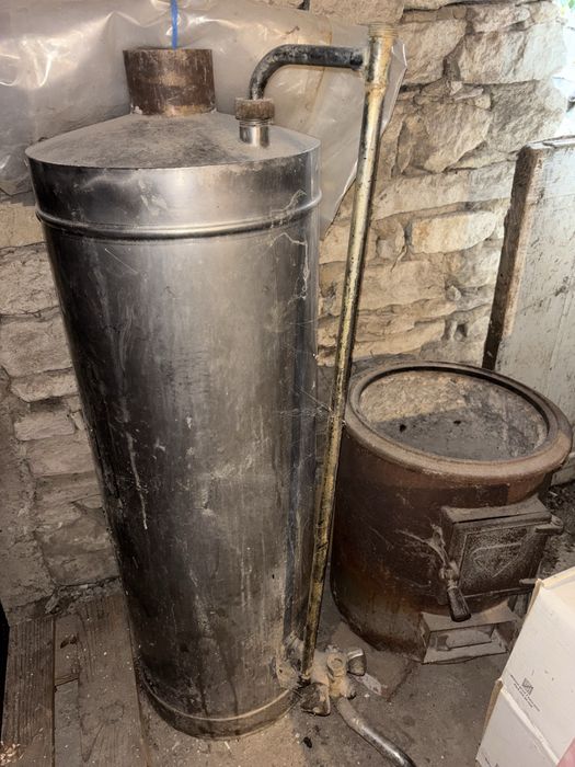 Vand boiler  pentru baie pe lemne