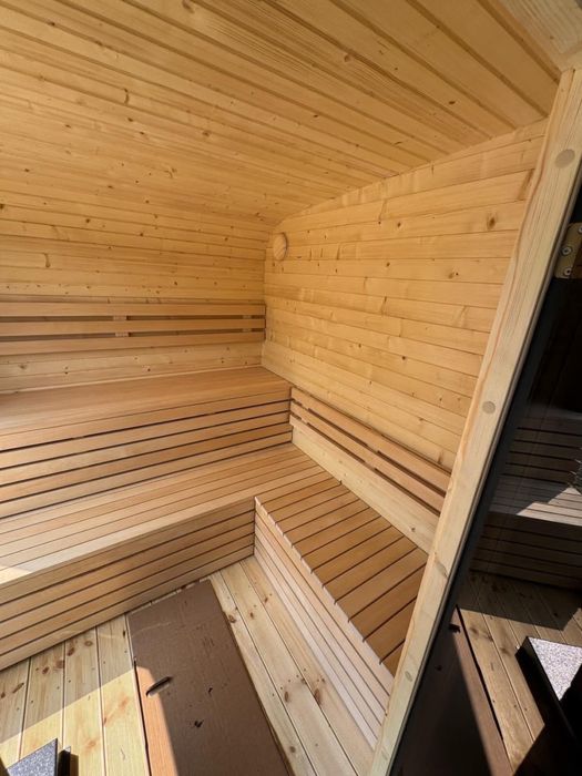 Sauna si ciubar jacuzii acrilic