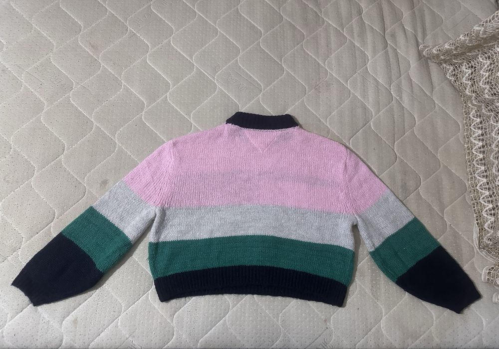 Tommy Jeans Bell Sleeve Flag sweater вълнен пуловер