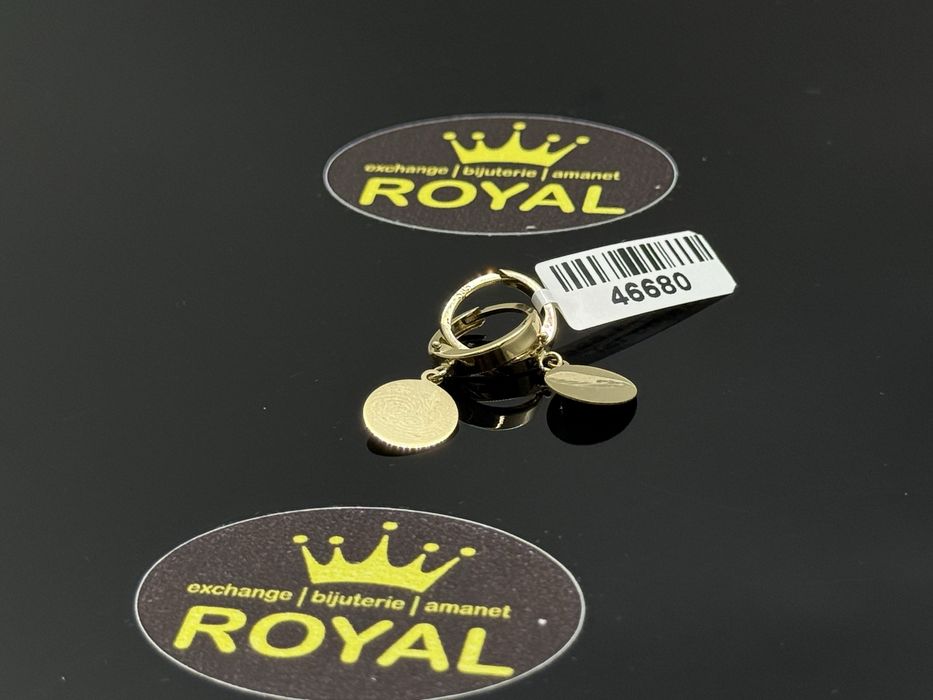 Bijuteria ROYAL : Cercei AUR 14K / 1.59 GR