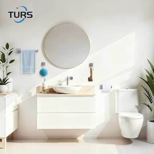 Нов Комплект аксесоари за баня 4 части неръждаема стомана 304 Поставка за хартия кърпа куки