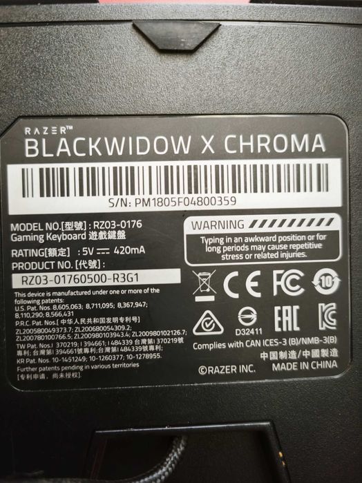 механична клавиатура blackwindow x chroma