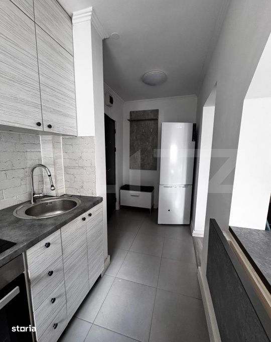 Apartament cu 2 camere, modern, mobilat si utilat.
