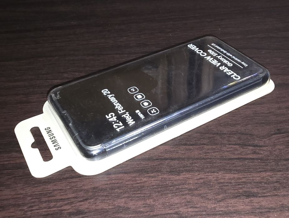 Husa flip smart activa originala Samsung Clear View Cover S10e G970