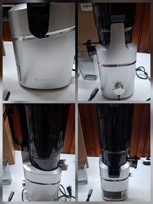 Бавно оборотна Сокоизстисквачка AMZCHEF SJ-036, 250W,1.8L троен филтър