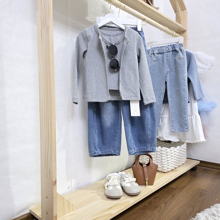 Тройка детская джинсы+майка+кофточка