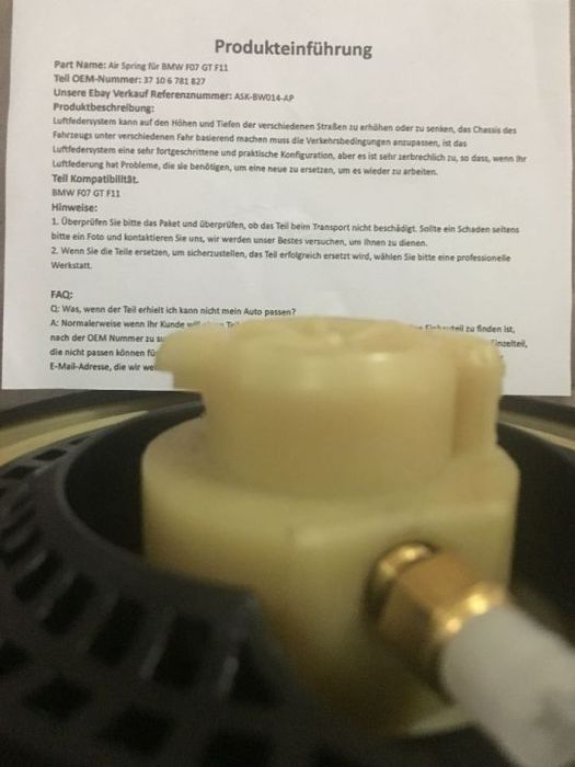 Perne aer BMW F11, X5, X6,E39,E53,E61,E70,E71,F15,F16, Produse NOI, Ga