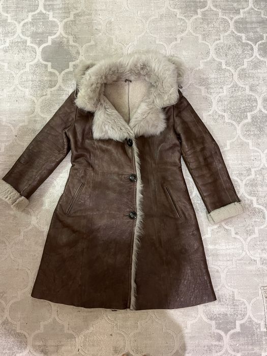 Дубленка кожанная