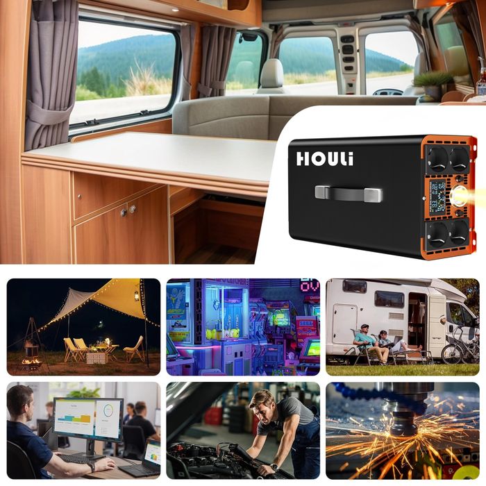 Инвертор чиста синусоида 6000 вата пикова мощнос 48 волта,. Чисто нов.