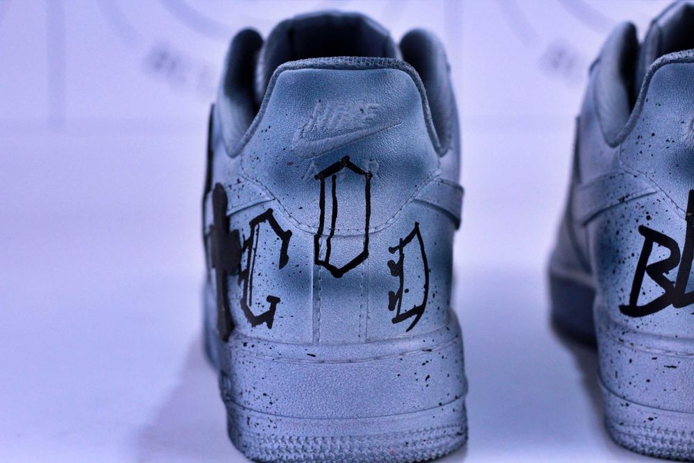 Nike Air Force 1 Chrome Hearts Мъжки Дамски Обувки