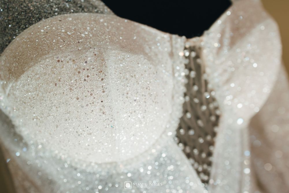 Rochie de mireasă cu sclipici