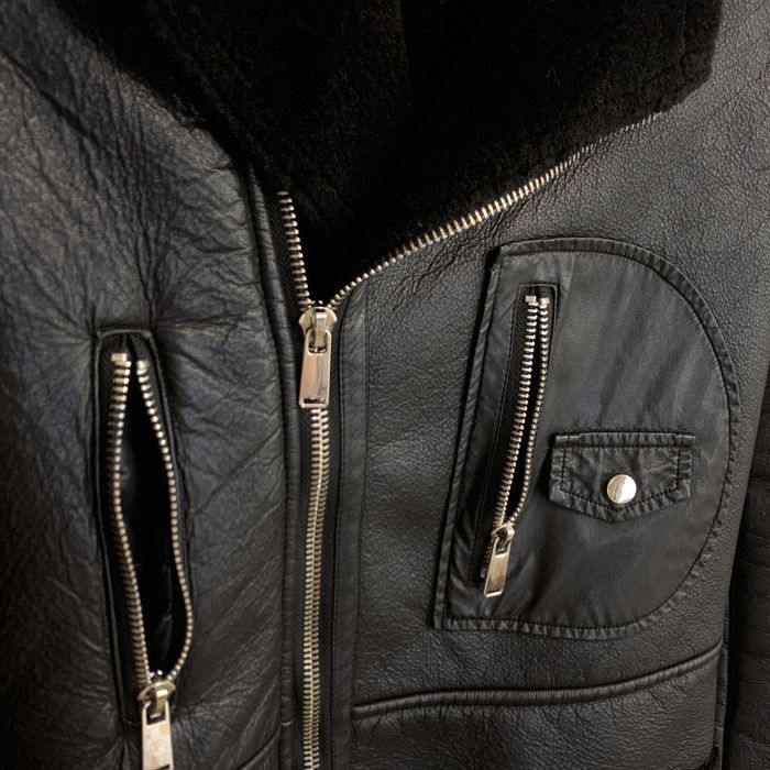 Кожанная дубленка