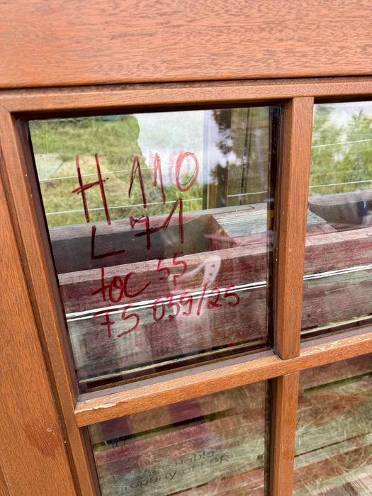 FEREASTRA LEMN TERMOPAN cabana sprosuri H 110 x L 71 Germania 7 buc