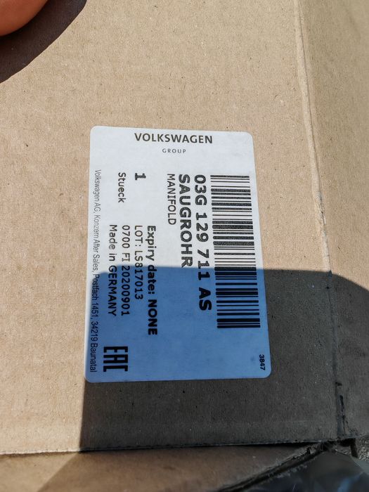 Galerie admisie cu clapete noua 03G129711AS Vw Audi Skoda Seat 2.0