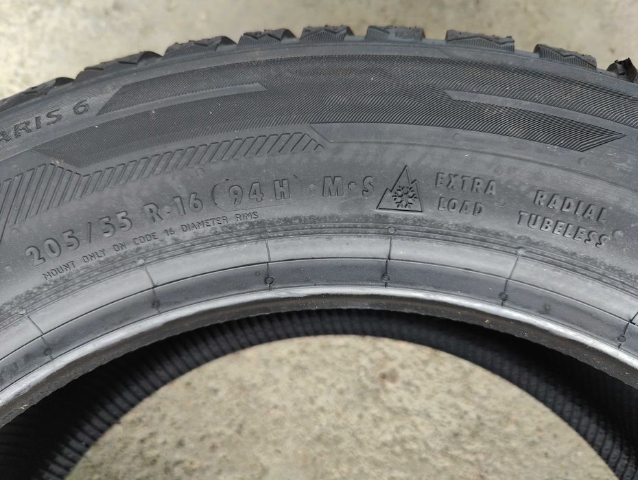 2 Нови зимни гуми 205/55R16 Barum Polaris 6 XL EV 94H DOT3725 made in Germany
