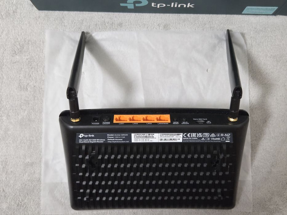Router TP-Link Archer MR500 4G+ LTE AC1200 Dual Band – ca nou, cutie