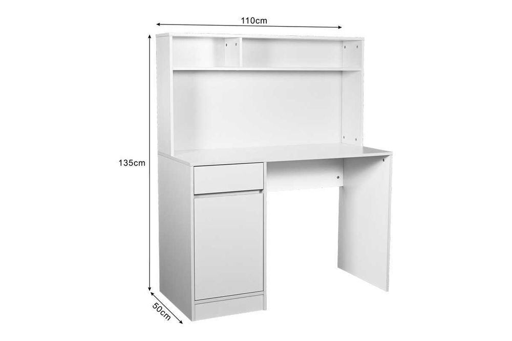 Бюро Puzzle-home Secreta, ПДЧ, БЯл или Дъб, 110х50х135см