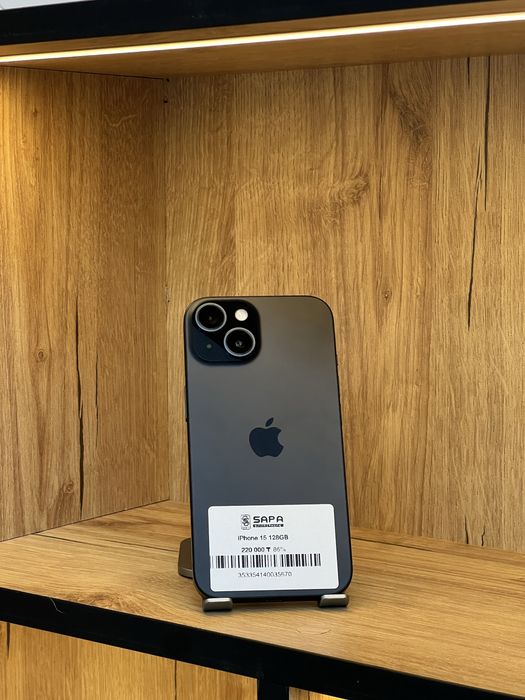 Айфон 15 черный 86%