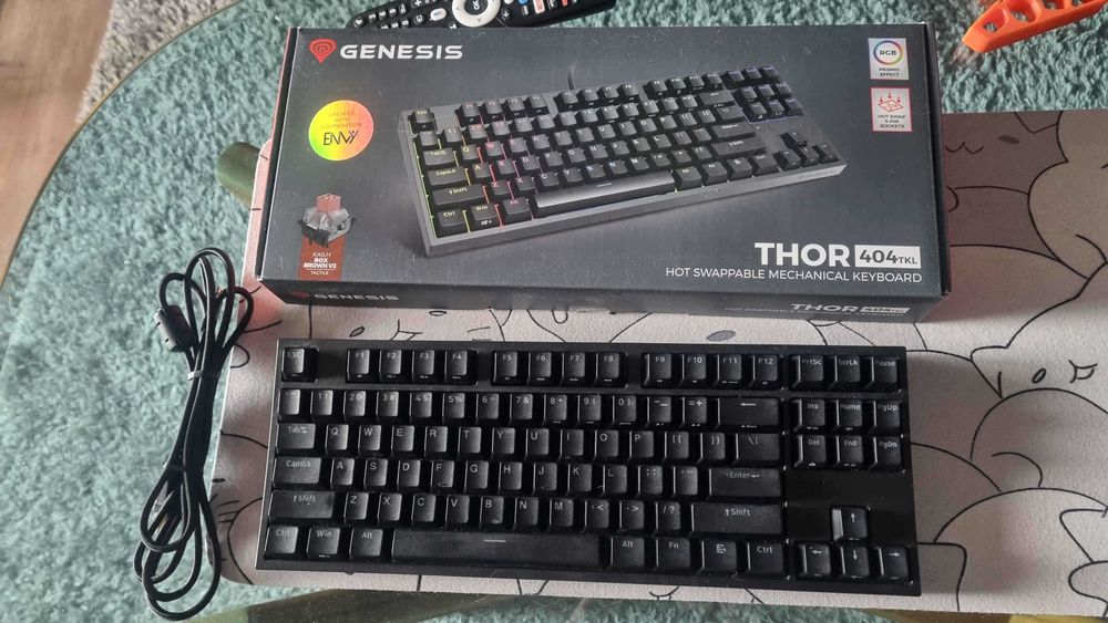 Genesis Thor 404 TKL – Механична геймърска клавиатура RGB