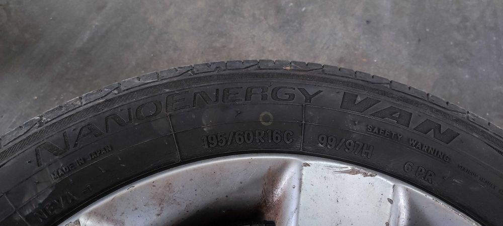 Set jante aliaj 16 volkswagen vw sharan 2.0 BRT an 2007 195/60r16c