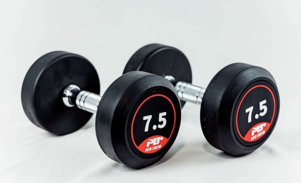 Gantel.Гантели Резиновые MD BODY.Доставка Бесплатно!