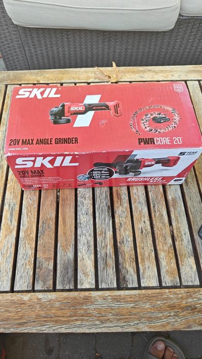 Polizor unghiular, pe acumulator, 20 V, Skil XP AG1E3930CB, motor fara perii, 8500 rpm, 125 mm