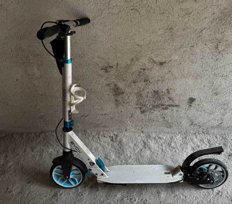 Тротинетка BYOX сгъваема, амортисьор, дискова спирачка
