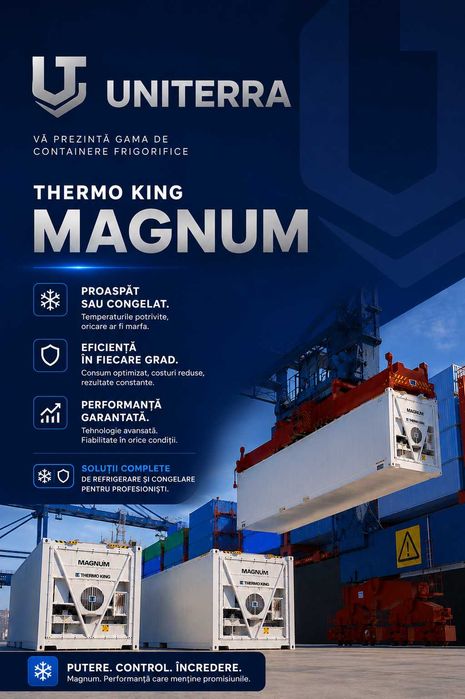 Container frigorific pentru carmangerii abatoare si procesare carne!
