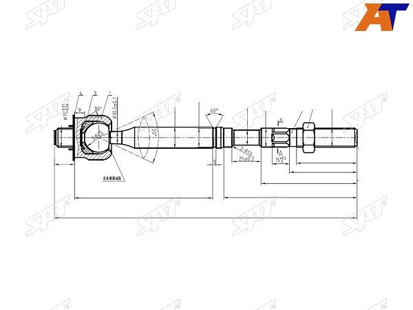 Рулевая тяга Toyota Rav 4