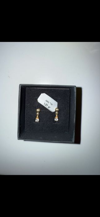 Золтые сережки детские