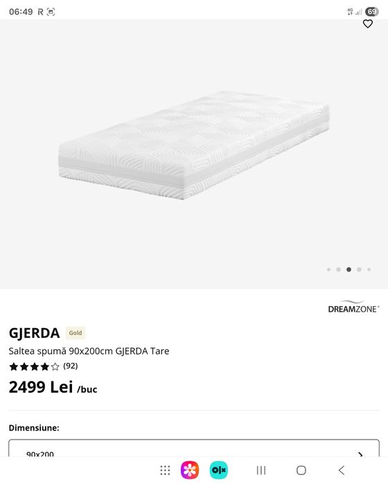 Saltele + bazar de pat + picioare+saltea de protecție