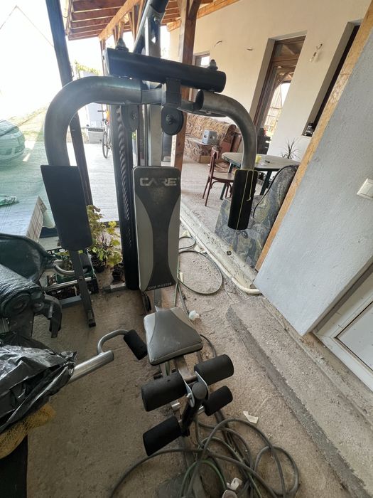 Set fitness aparat cu greutati si masa doar 900 lei