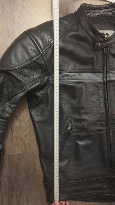 Кожено мото яке Louis Cafe Racer ретро стил