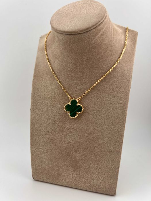 Колье малахит Van Cleef