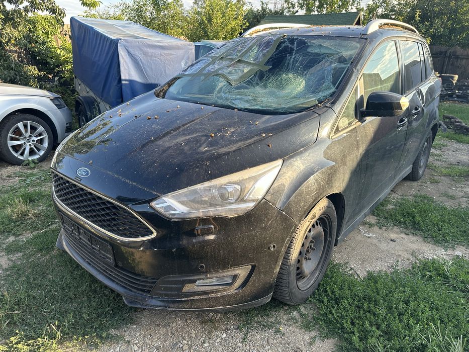 Faruri xenon Ford Grand C-max facelift daylight 2016 far stanga far dreapta