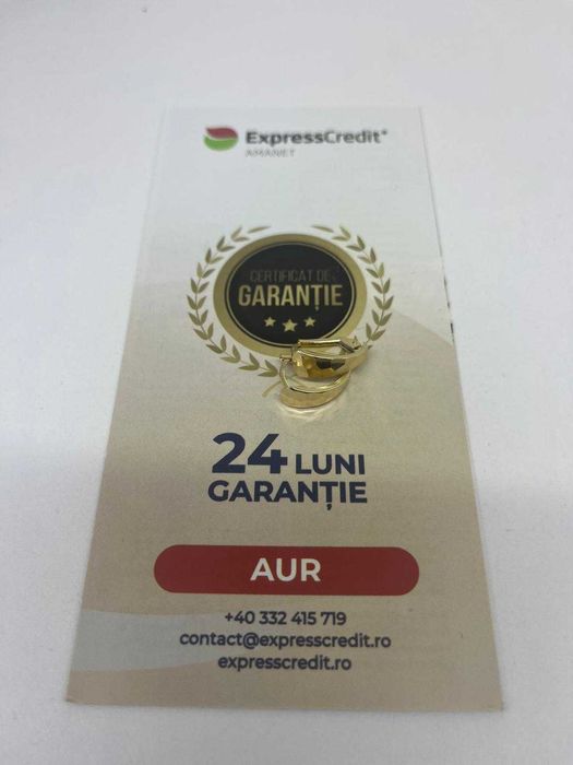 Cercei 14k 1.54g ( Galata B8134.1 ) Garantie 2 ani!