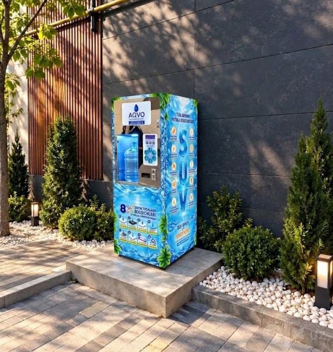 Водомат. Вендинговый аппарат продажи фильтрованной воды