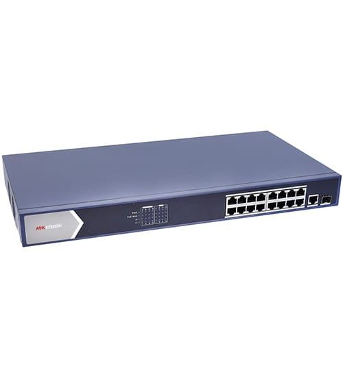 Hikvision DS-3E0518P-E Коммутатор 16-портовый