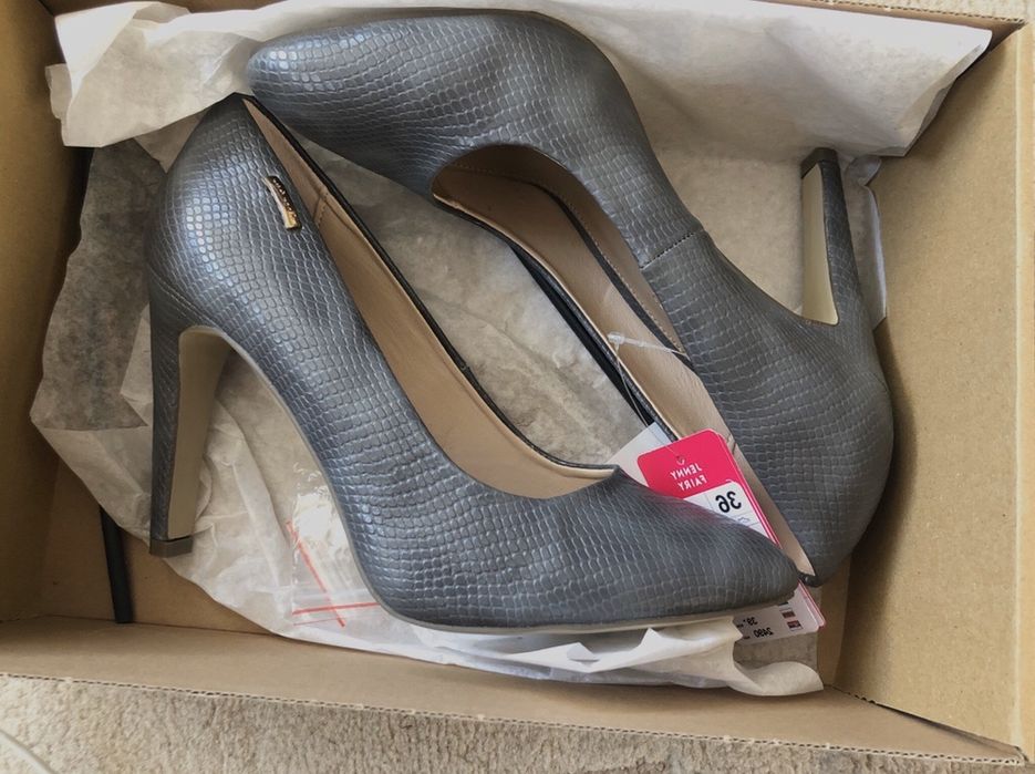 Pantofi dama gri 36 jenny fairy