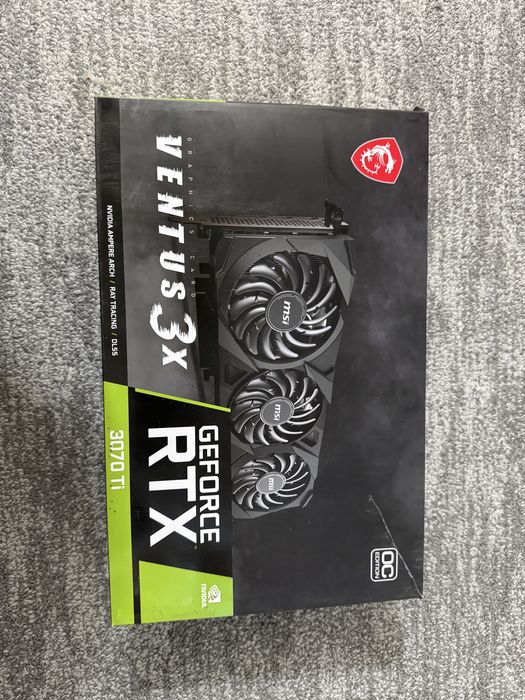 Placa video MSI RTX 3070 Ti, 8GB GDDR6X