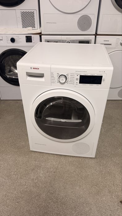 Сушилня с термопомпа BOSCH SERIE 8 WTW87540 | 9 КГ | Термопомпа | SELFCLEANING CONDENSER | AUTODRY