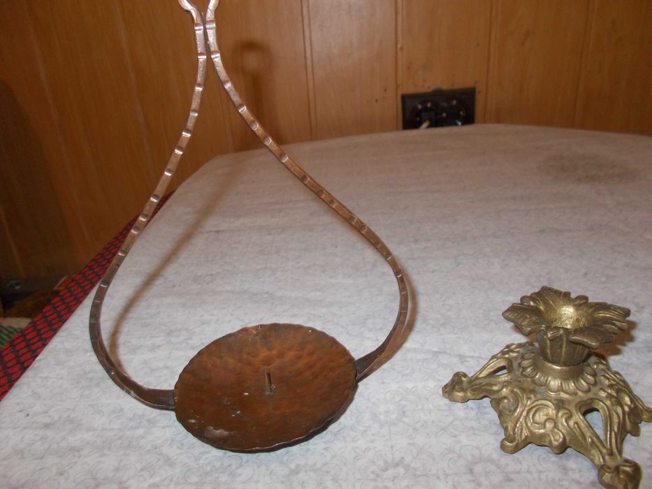 Лот свещници от мед-бронз