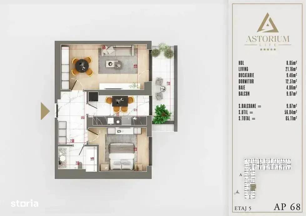 2 Camere | izolat fonic | Premium | Mutare Imediata – Theodor Pallady — fotografia 3