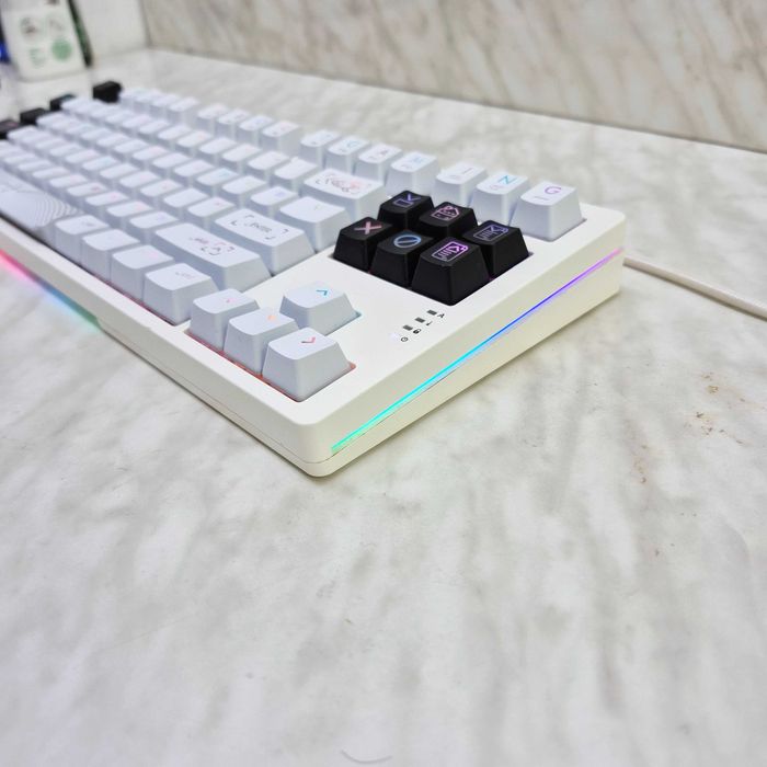 Tastatura Gaming AQIRYS Aludra TKL White Mecanica Zeus Amanet Militari 35766