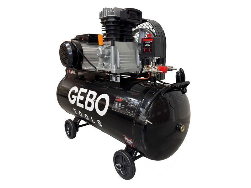 Въздушен компресор 100 л 3нp 220v gebo tools