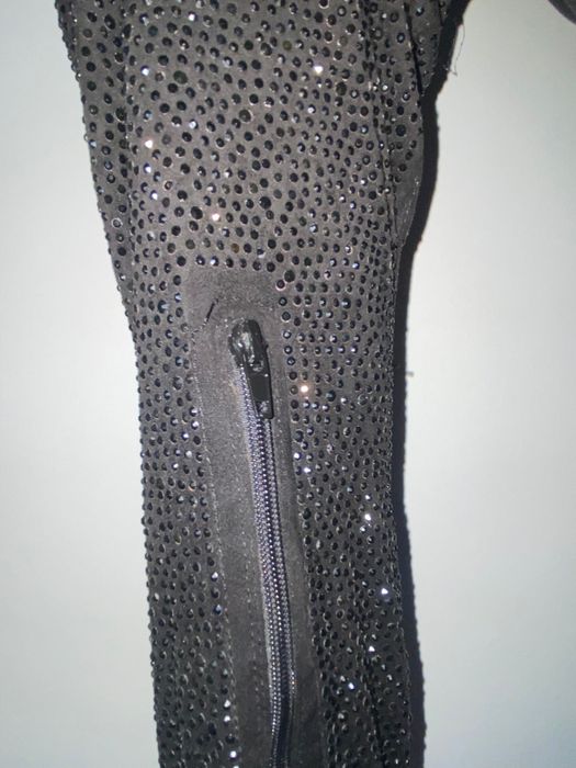 Cizme inalte cu pietre