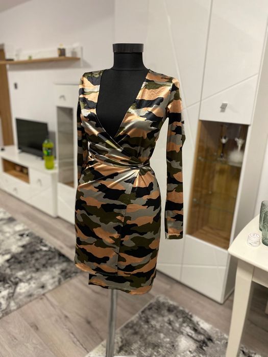 Rochie Camo Stil Army —H&M