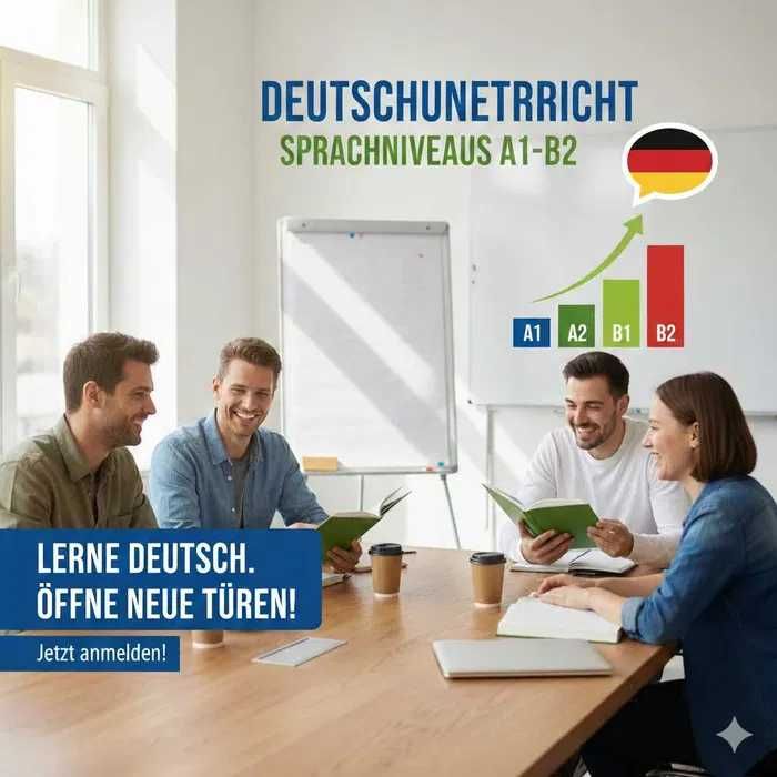 Уроци по немски език до ниво В2 / Преводи немски - български