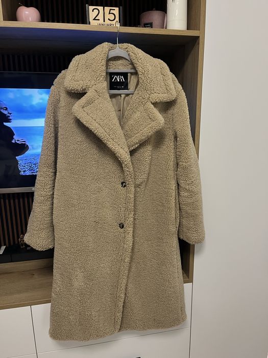 Дамско палто Зара Teddy bear