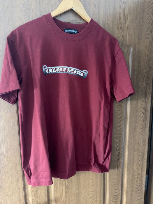 Tricou Chrome Hearts Visiniu
